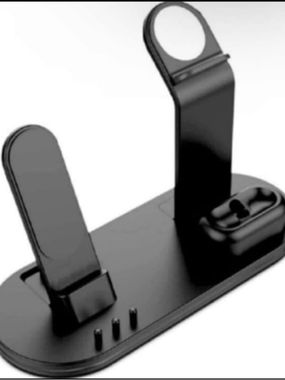 New 3 in 1 Dark Grey Charging Dock Stand